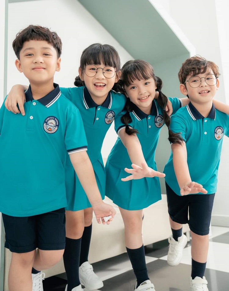 Mẫu áo đồng phục học sinh