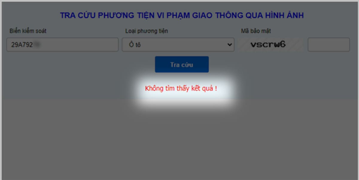  Tìm tên chủ xe qua biển số xe ô to