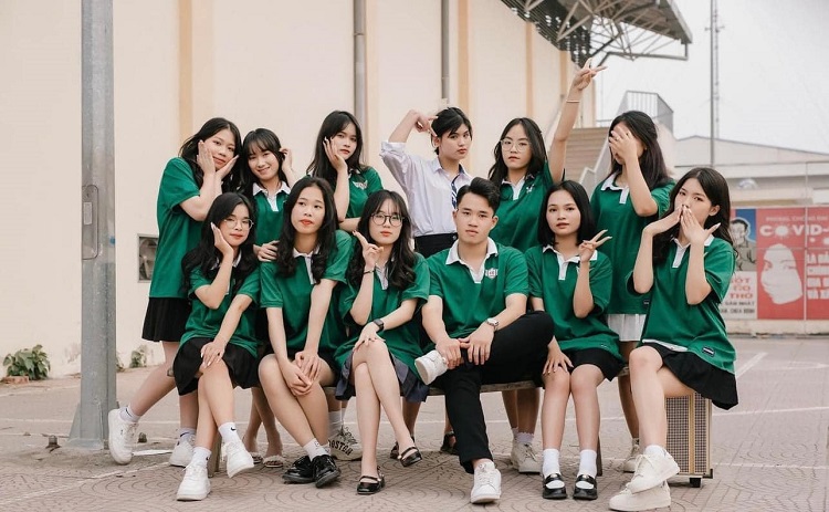 Mẫu áo đồng phục học sinh