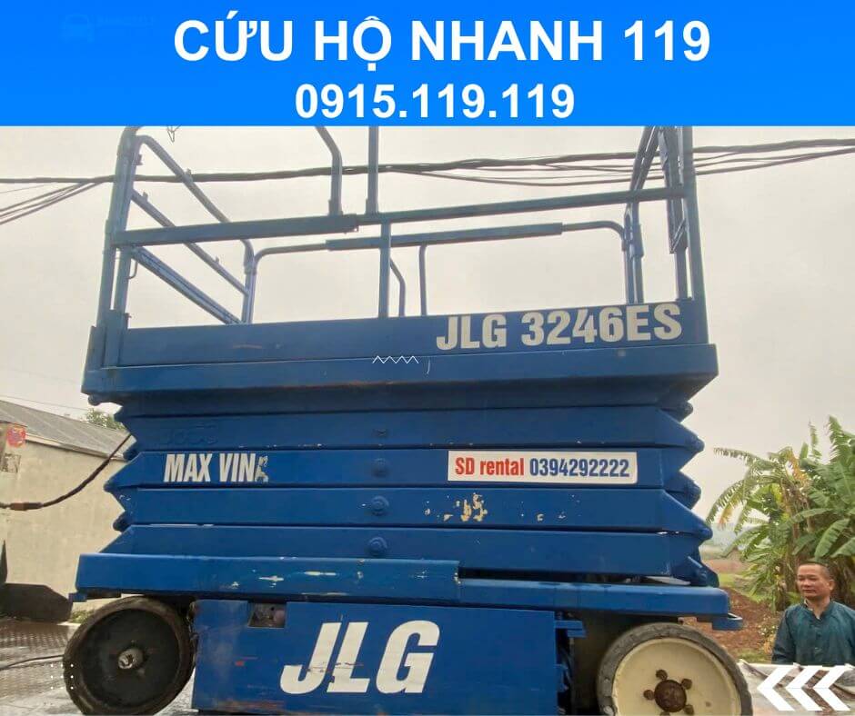 Cho xe nang Khu cong nghiep Luong Son
