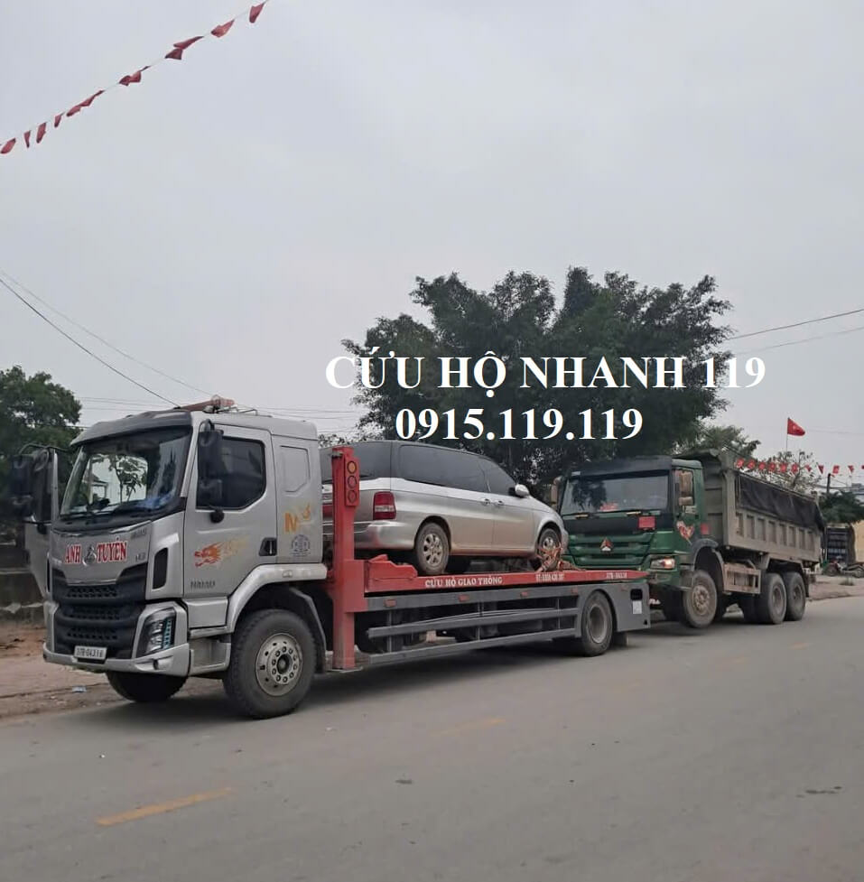 Cau keo xe cong trinh