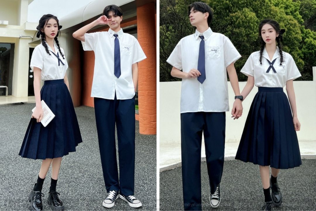 Mẫu áo đồng phục học sinh