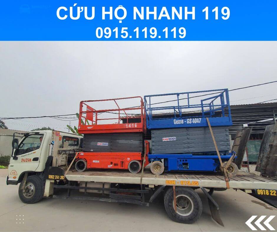 Cho xe nang KCN Dai An