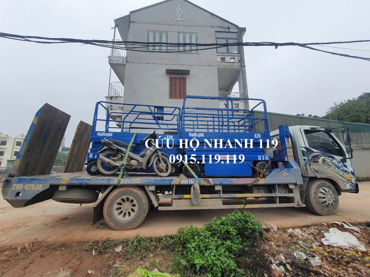 Cho xe nang Hoa Lac
