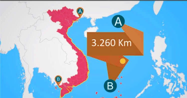 Việt Nam có đường bờ biển dài bao nhiêu km