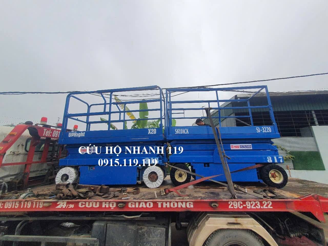Cho xe nang KCN Tien Son Tien Du