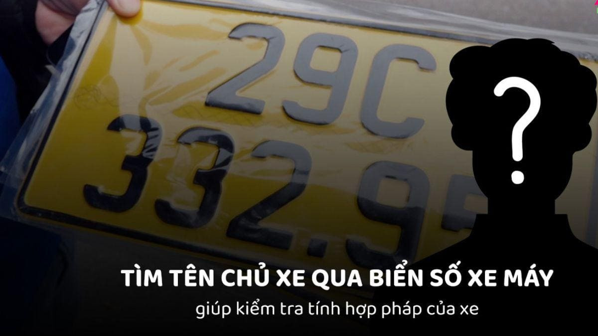 Tìm tên chủ xe qua biển số xe ô to