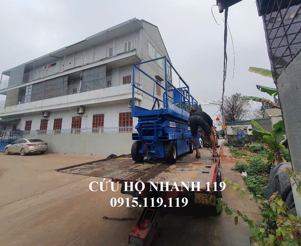 cho xe nang khu cong nghiep dong van